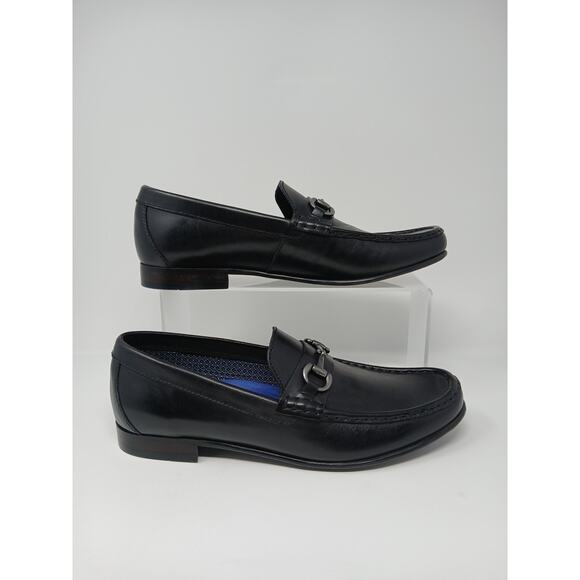 Vince Camuto Caelan Slip On Horsebit Loafer Shoes Men\'s Sz US 11M Black Leather main image 9